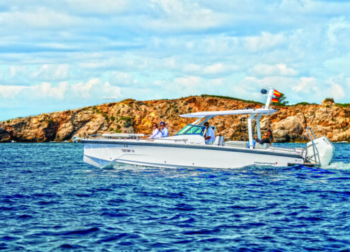 Anguilla 4 hours motor boat trip Axopar 29