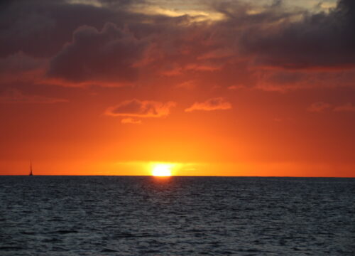 Sunset 2 hours motorboat Zodiac 5 persons