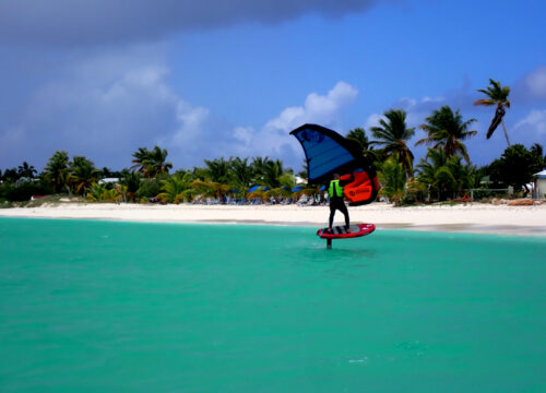 Kitesurf /wingfoil  day trip to Anguilla - Zodiac - Ticket