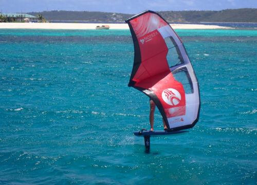 Wingfoil/kite trip to Anguilla motorboat Axopar 29