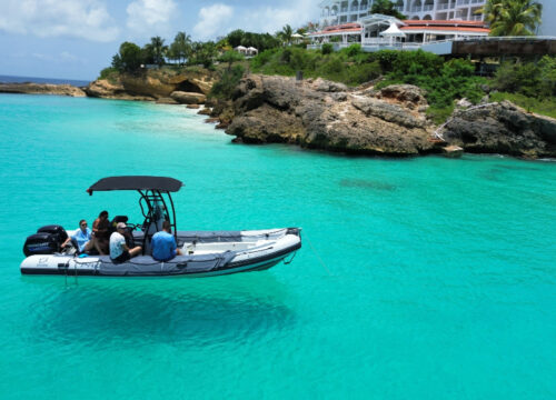 Anguilla 1/2 day trip zodiac - 5 persons